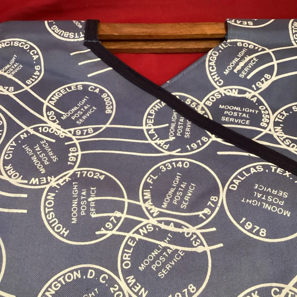 Holiday Fair 1978 tote bag with wood handles - Picture 2 of 11